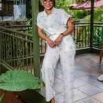 Linen short sleeve Pants Set - S36