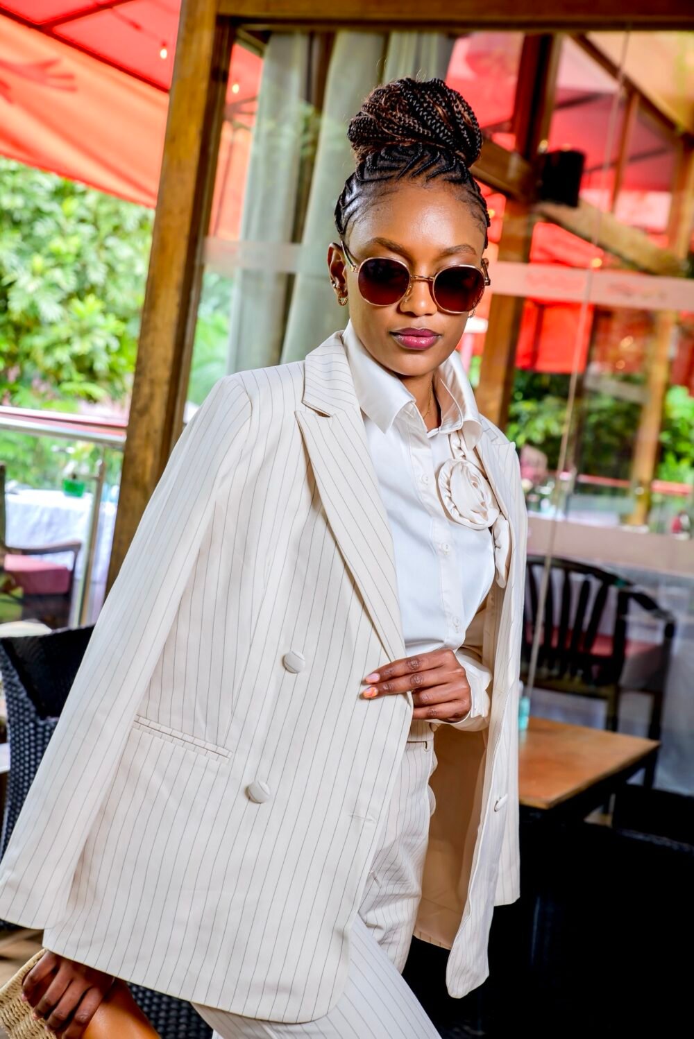 Cream Blazer - S13