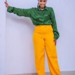 Mustard Leg Pants P009