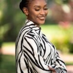 Patterned Long Sleeve Blouse S040