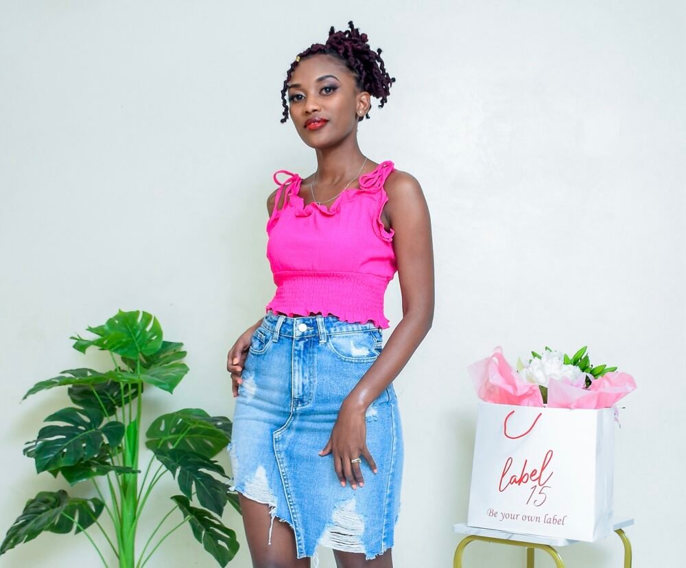 Denim Skirt P007