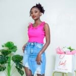 Denim Skirt P007