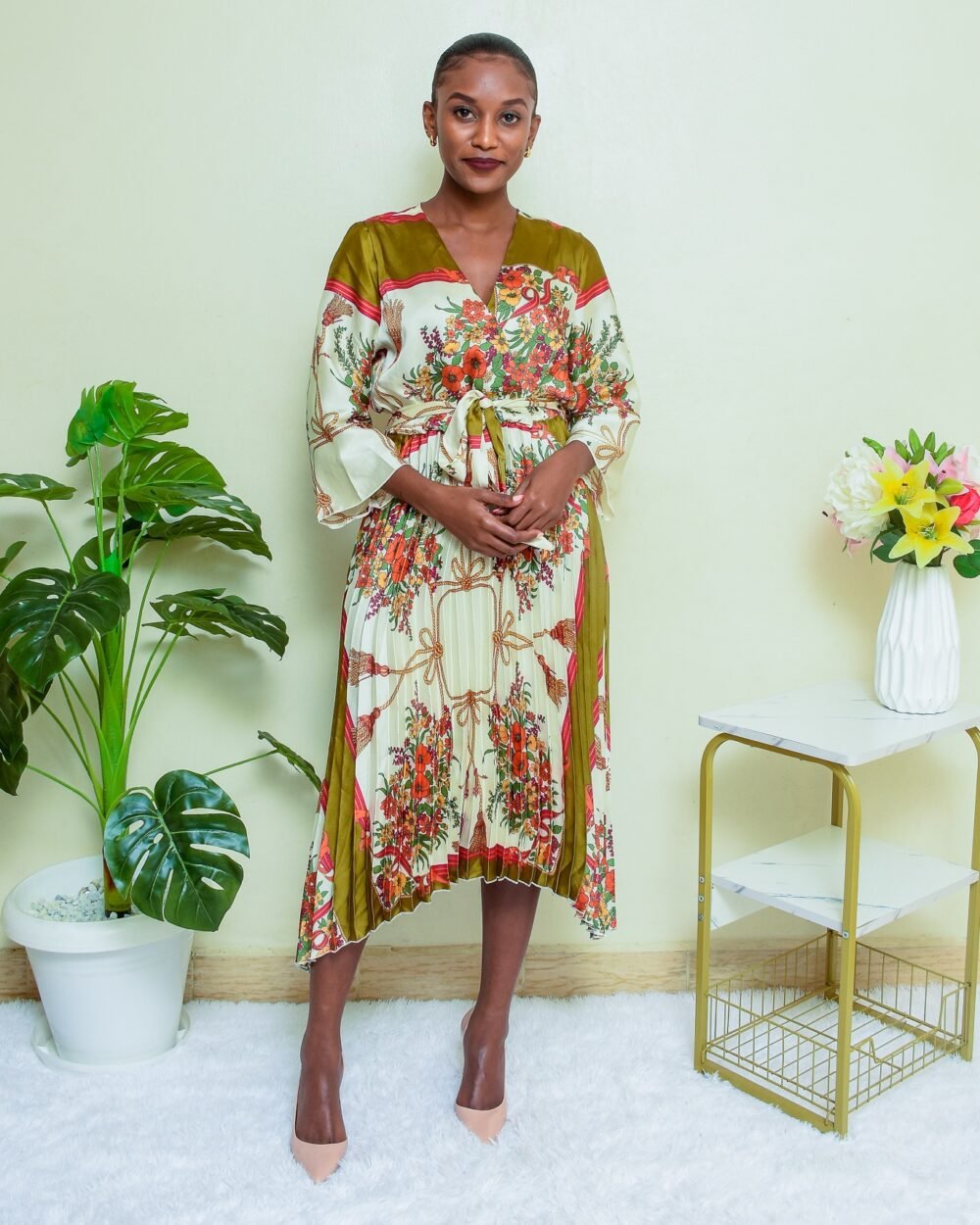 Printed Dress P015