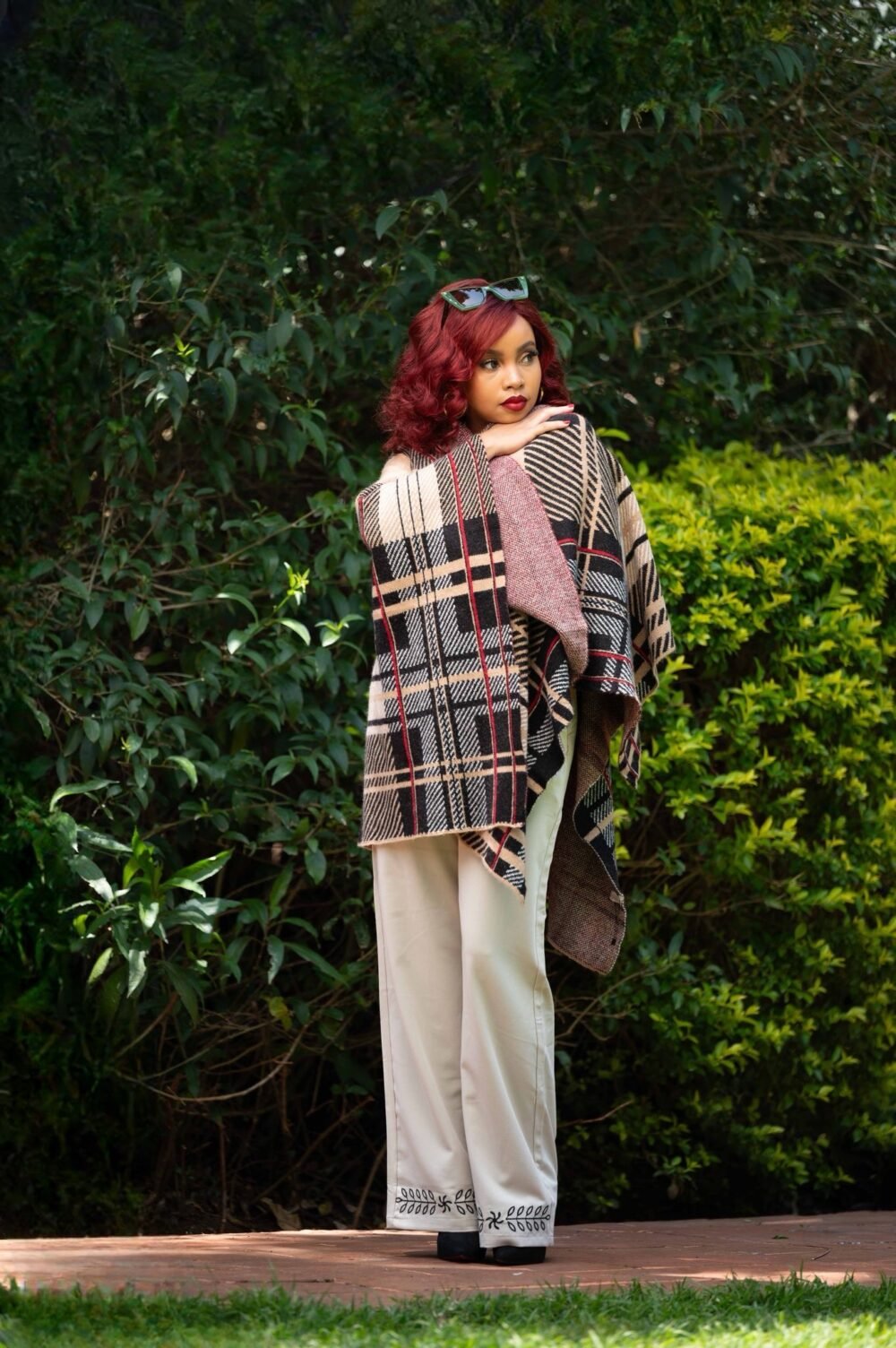 Brown Poncho - P036 - Image 2