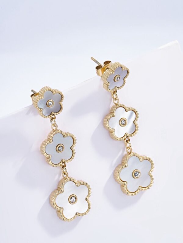 Gold Earrings-A1 - nude