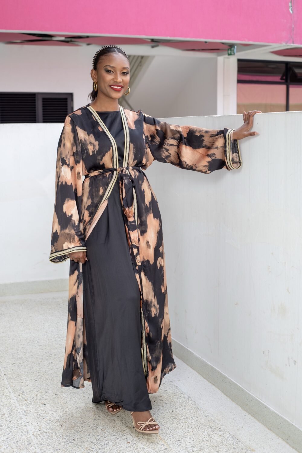 Kimono Dress Set: D08 - Image 4