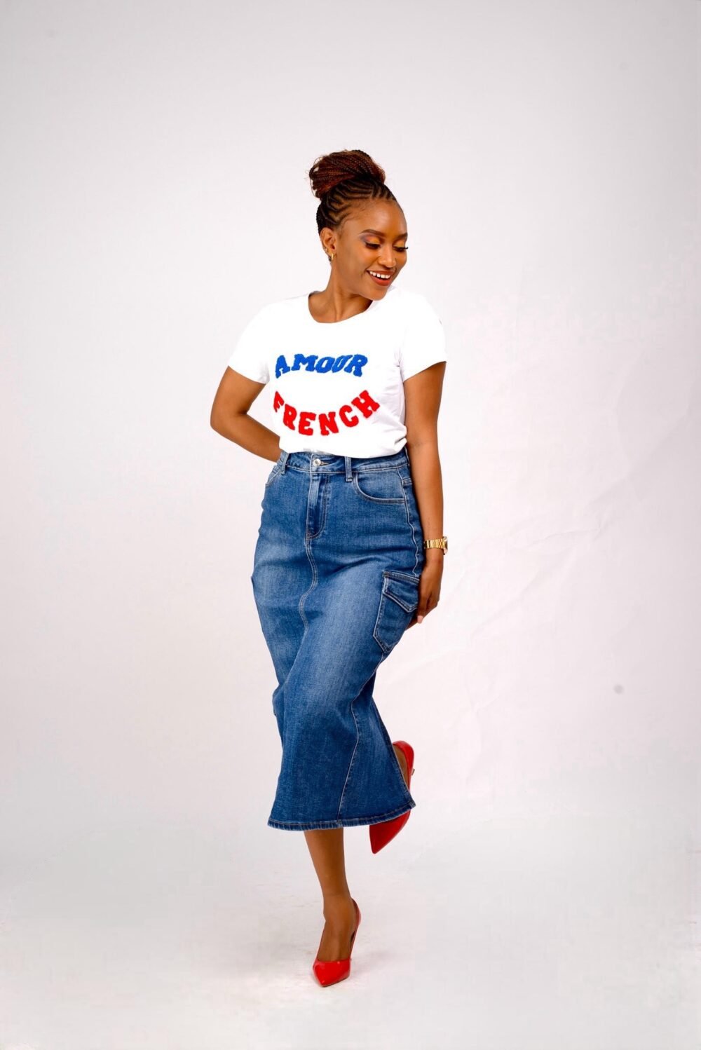 Denim Skirt - P35 - Image 2