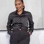 Polka dot blouse : D09