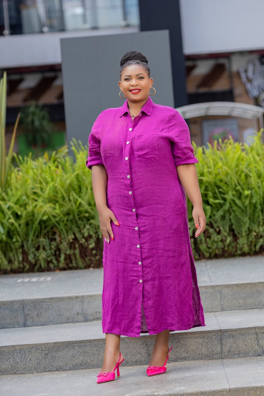 Linen Shirt Dress
