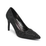 Crystal studded heels JS1