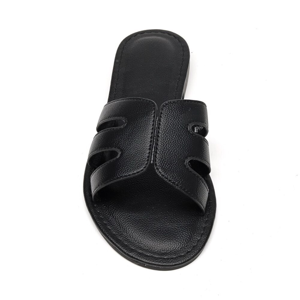 Black Slide Sandals JS2 - Image 2