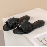 Black Slide Sandals JS2
