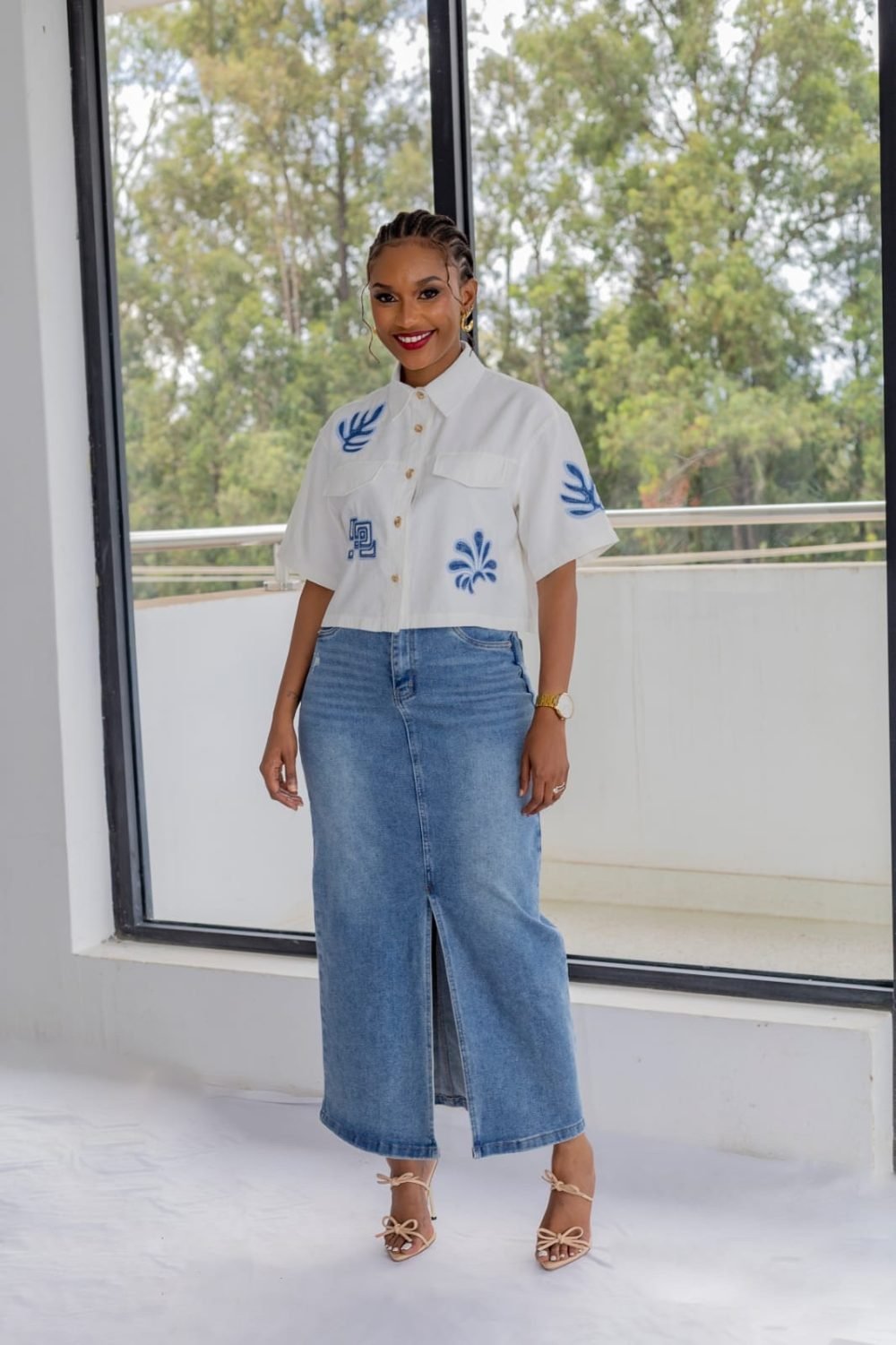 Denim Skirt M17