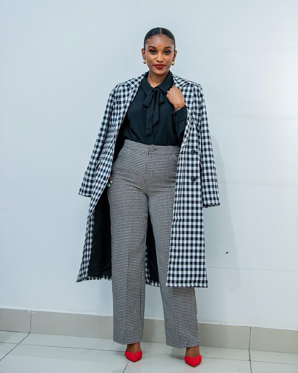 Checked Pants 010