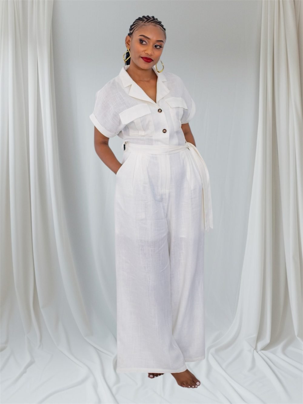 White Jumpsuit M11 - Image 2