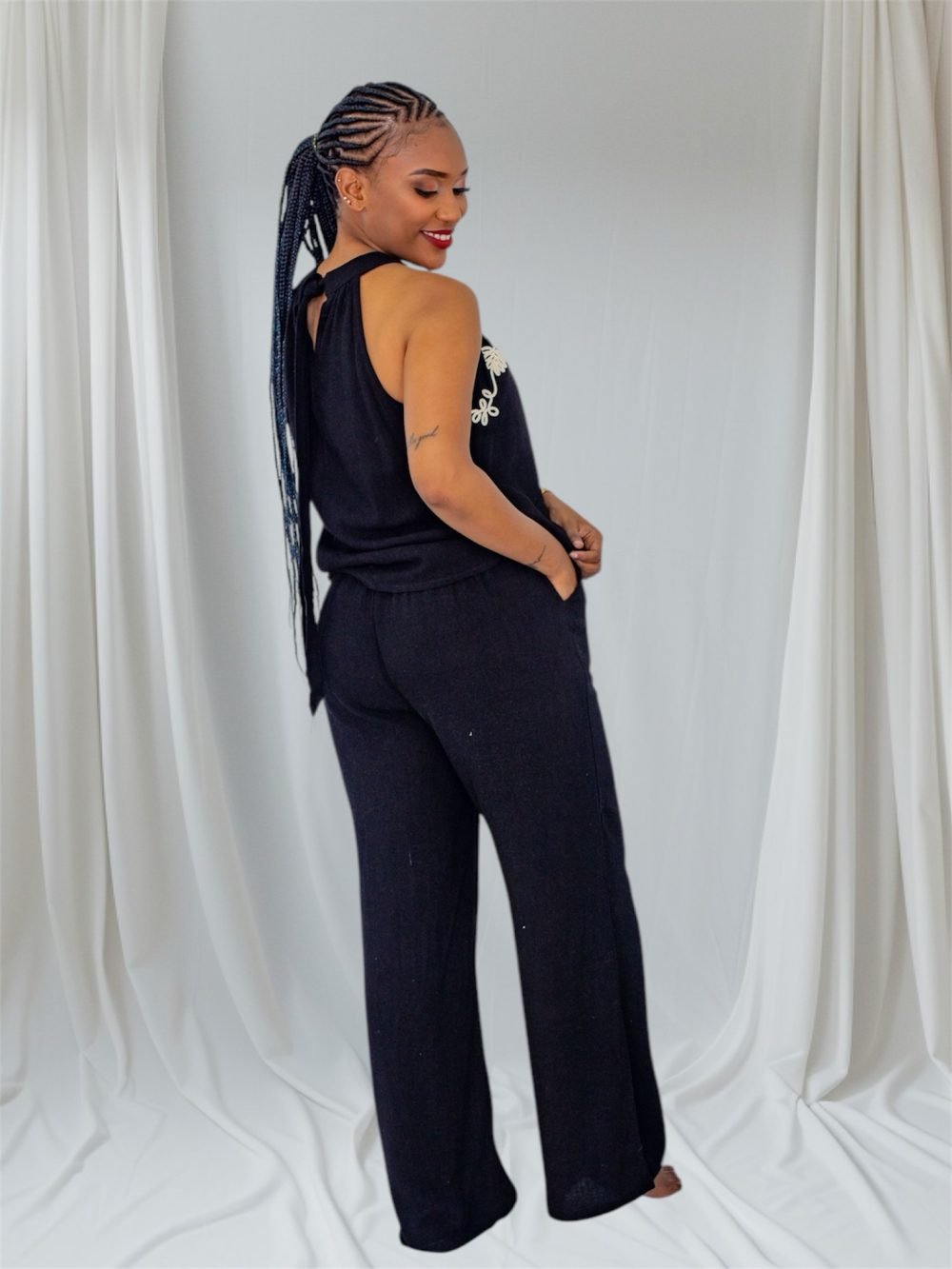 Black pants set M01 - Image 3
