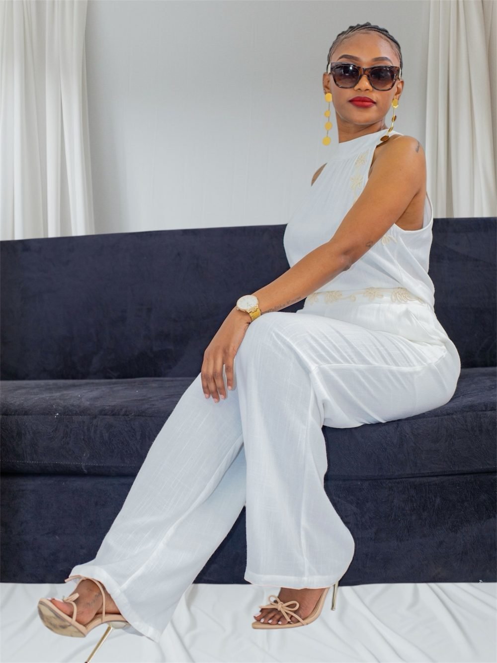 White Pants set M02