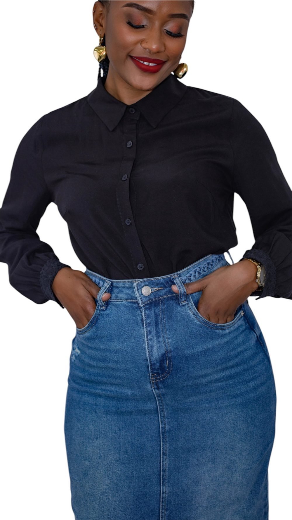 Denim Skirt M17 - Image 2