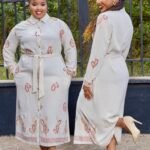 Embroidery Dress — Plus