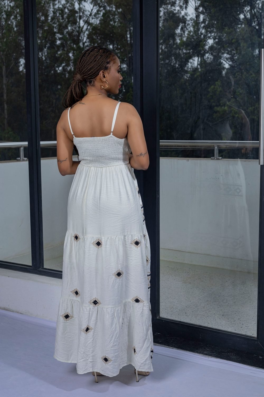 Ditsy Print Maxi Dress MU2 - Image 4