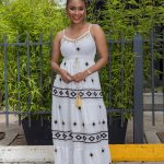 Ditsy Print Maxi Dress MU2