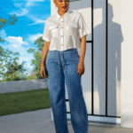 Drawstring Denim pants PNTS04