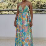 Multi Coloured Maxi Dress OCT06